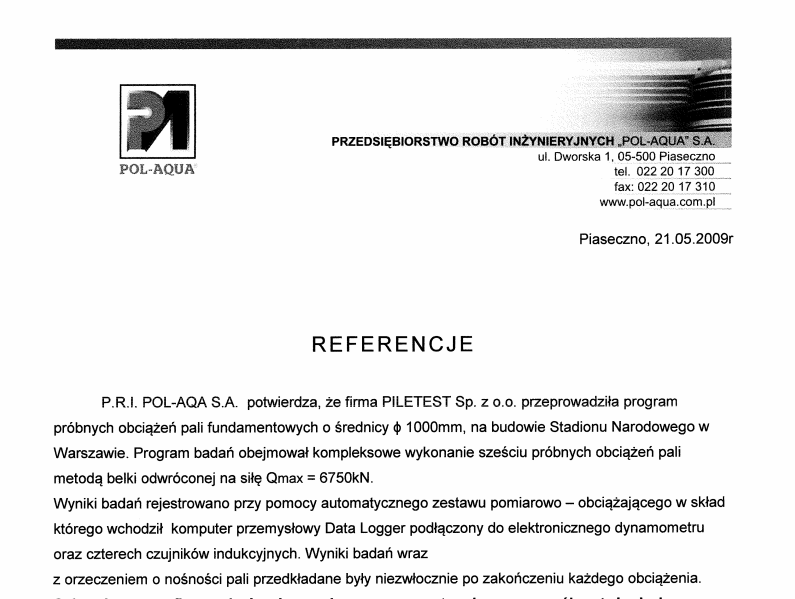 P.R.I Pol-Aqua S.A.