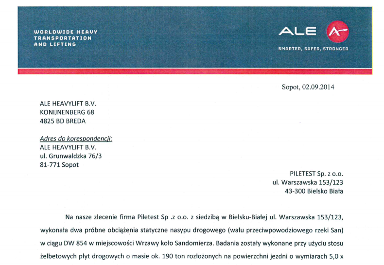 ALE HEAVYLIFT B.V.